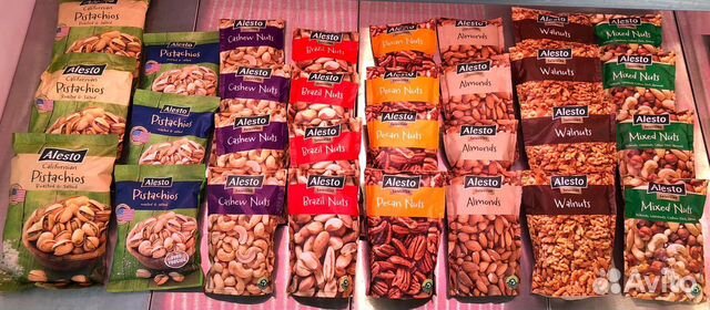 Орехи Alesto 200гр. из Финляндии