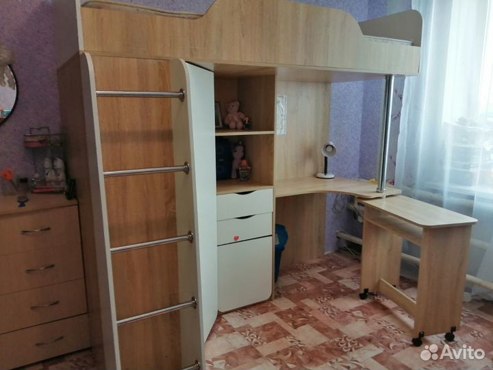 Кровать чердак