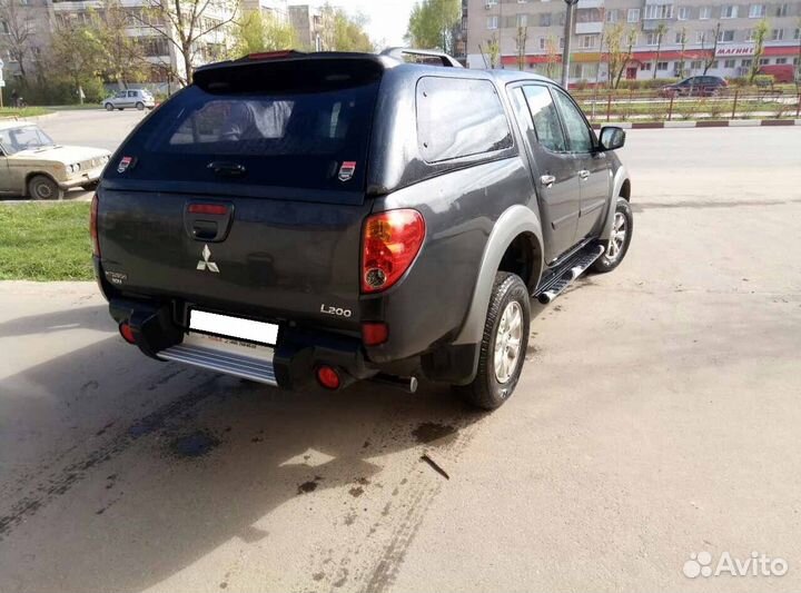 Кунг RT-1 Mitsubishi L200 2006-13г с боков. окнами