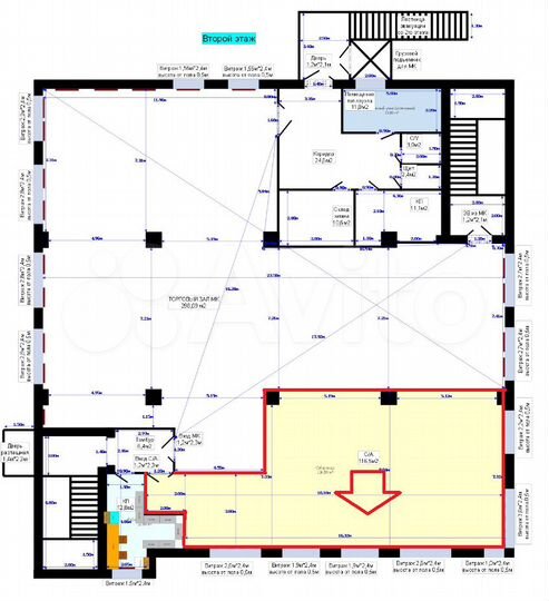 Торговая площадь, 112.7 м²