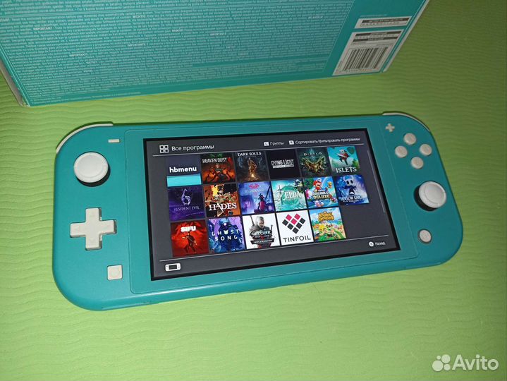 Nintendo switch lite прошит 160 GB