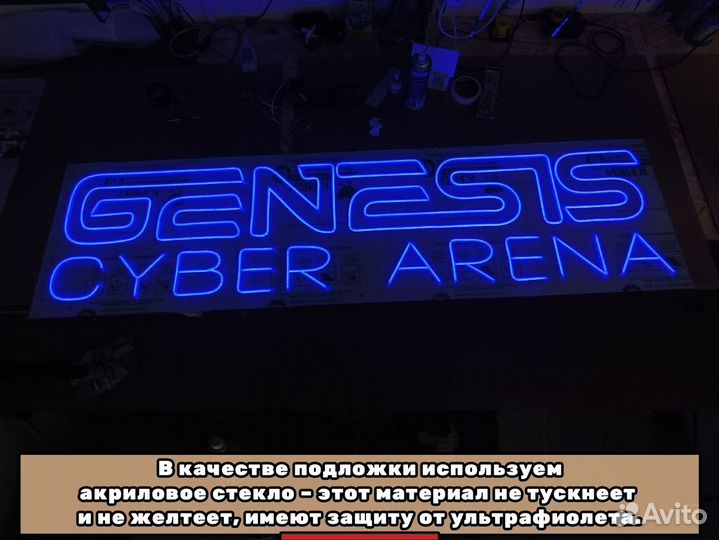 Неоновая вывеска для магазина цветов