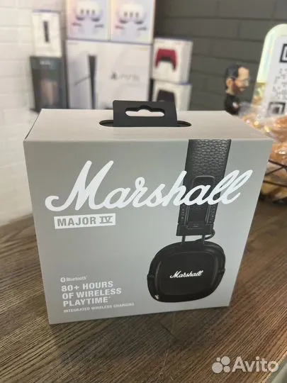 Беспроводные наушники marshall major iv black