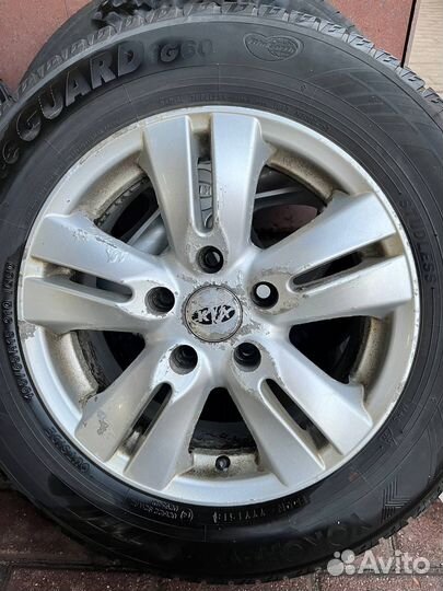 Зимние диски и резина r15 на kia ceed