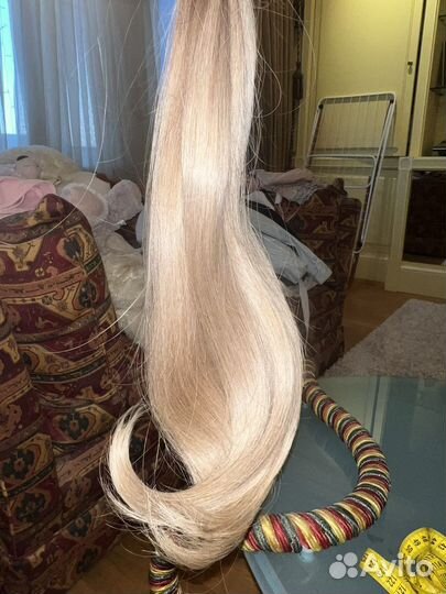 Волосы для наращивания блонд