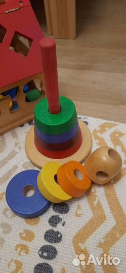 Развивающие игрушки IKEA / натуральное дерево