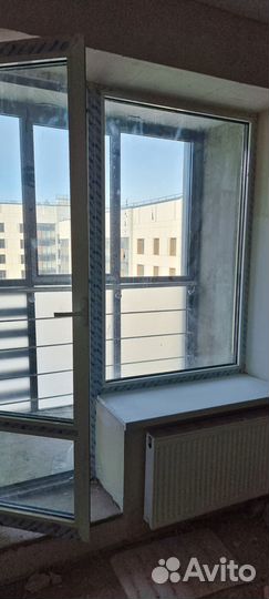 Алюминиевое окно, балконный блок, дверь балкона
