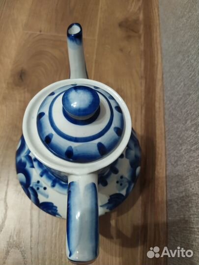 Чайник заварочный гжель