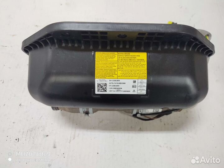 Chevrolet cruze Подушка безопасности пассажира