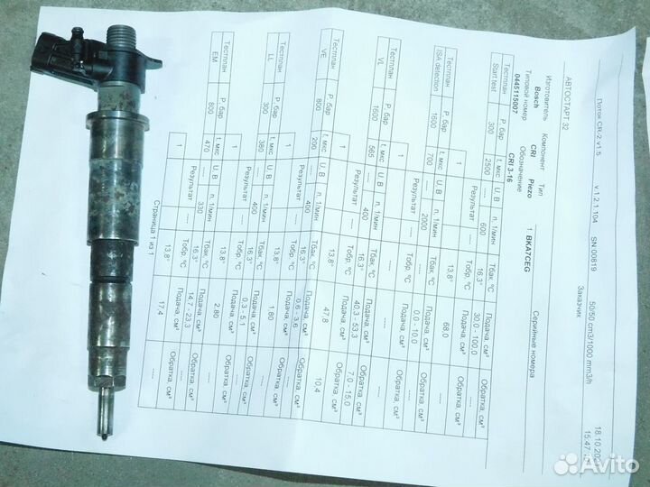 Форсунка топливная рено трафик 2,0 CDI