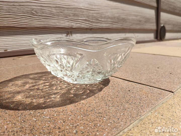 Салатник Салатница Конфетница хрусталь СССР