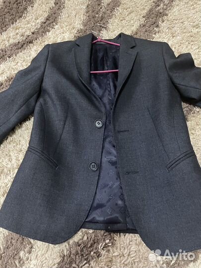 Пиджак школьный для мальчика 134