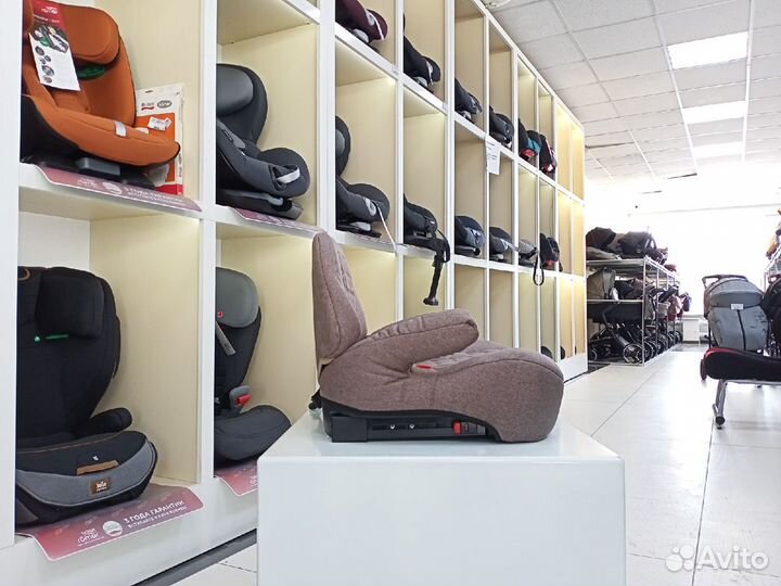 Бустер изофикс 22-36кг Rant Turbo Brown Со Спинкой