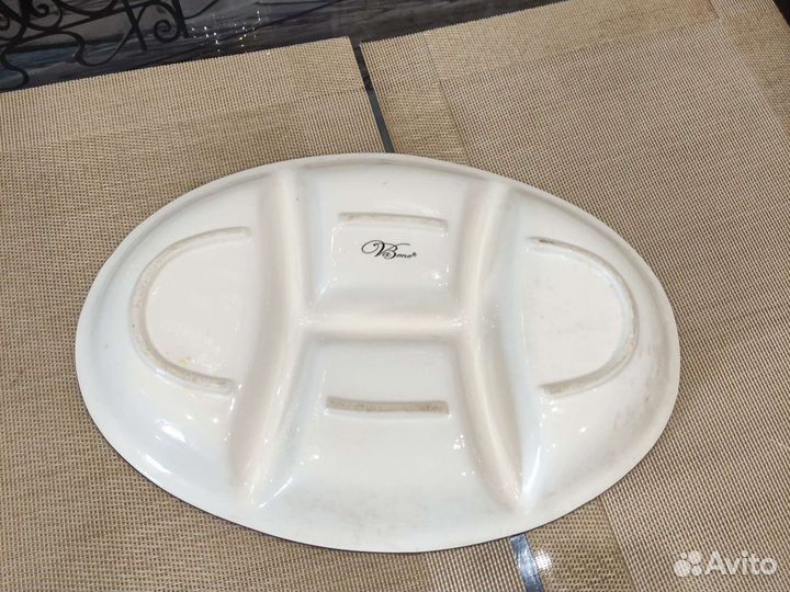 Менажница фарфоровая