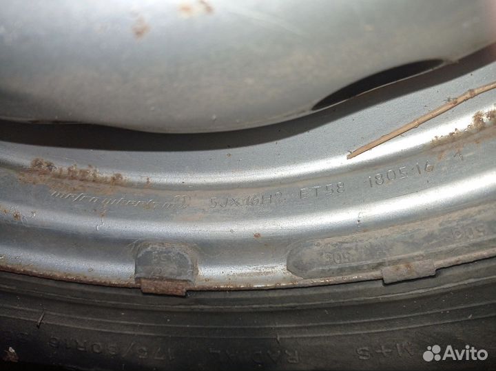 Колеса niva chevrolet зимние 16й радиус