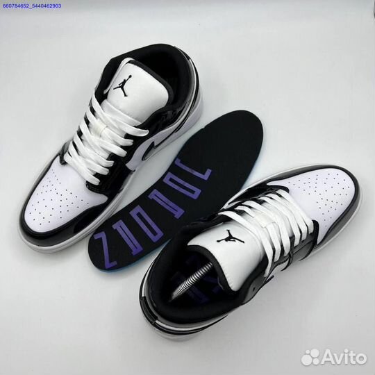 Кроссовки Nike Air Jordan 1 Low Concord (Арт.52459)