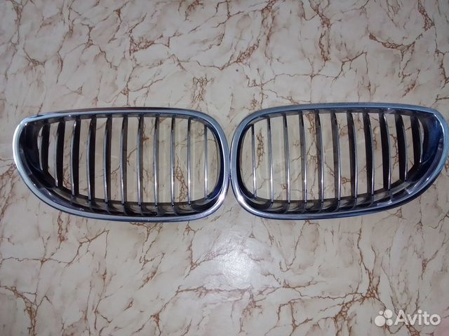 Радиаторная решётка на бмв 525(Ноздри bmw e60)