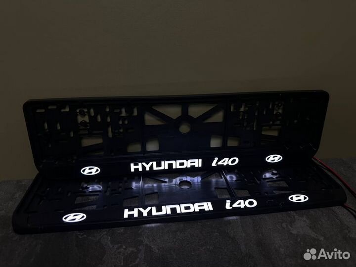 Номерная led рамка с вашим дизайном