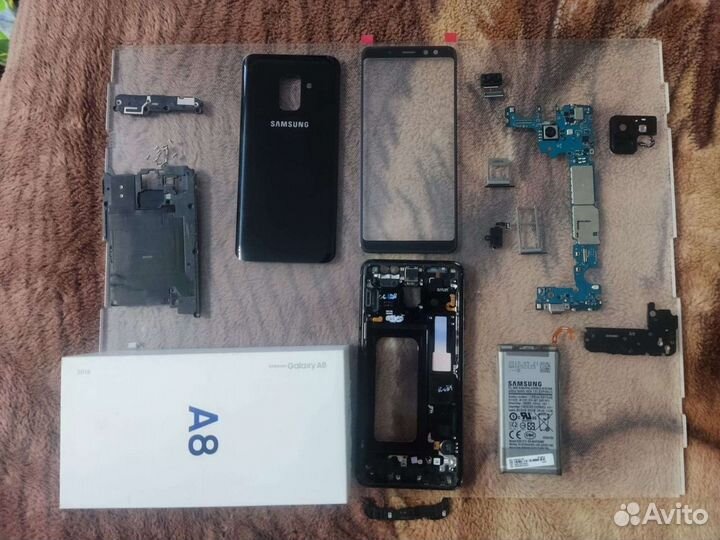 Разбор запчатси Samsung A8 2018