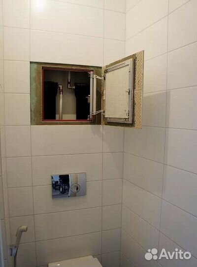 Производство люков - невидимка нажимных