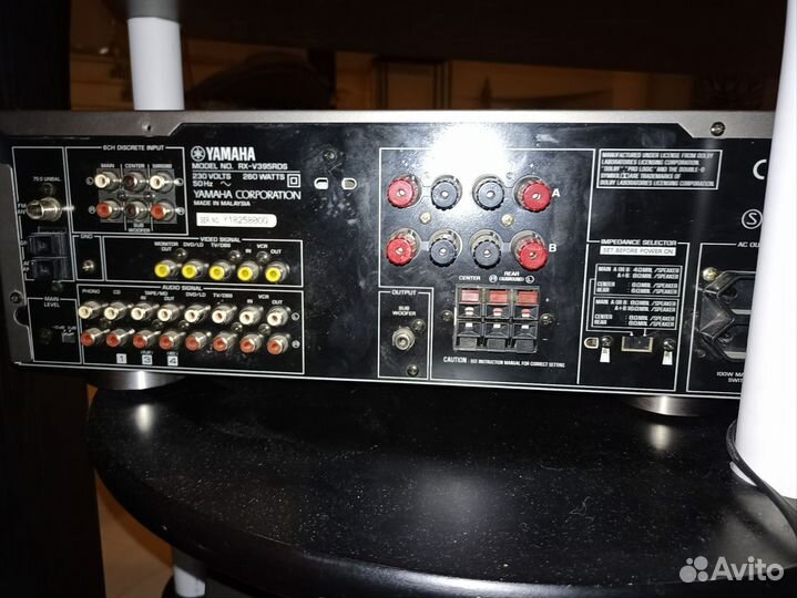 Av ресивер yamaha rx v395rds