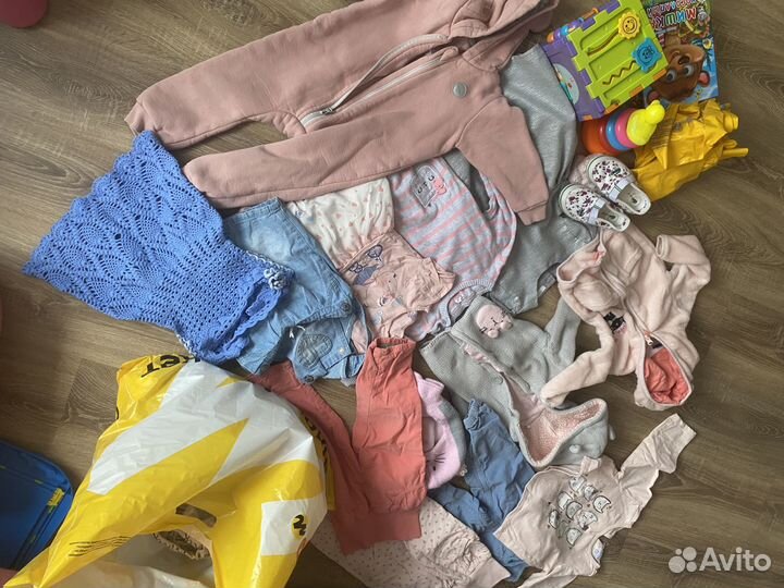 Пакет с одеждой для девочки от 1 до 2