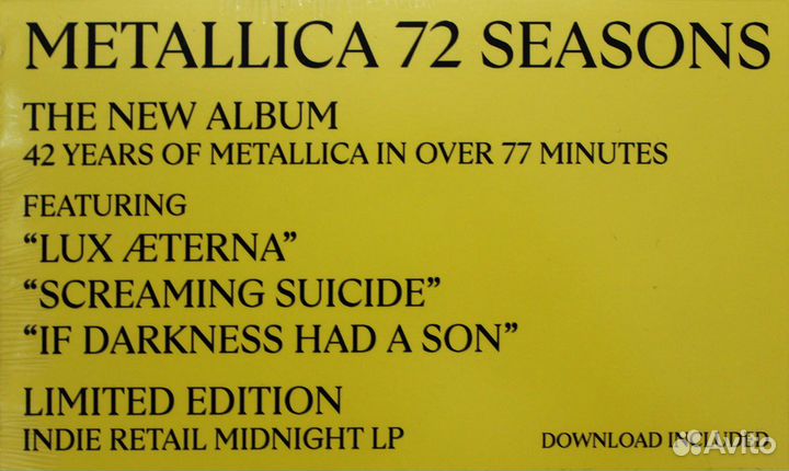 Metallica / 72 Seasons (Coloured Vinyl)(2LP)