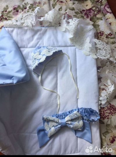 Конверт на выписку для мальчика летний