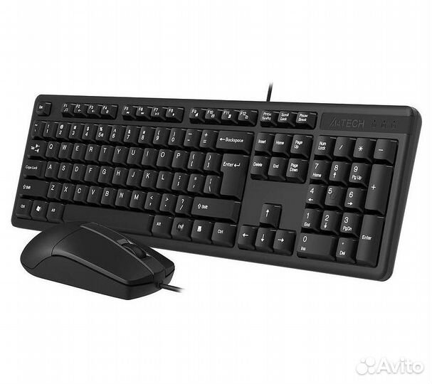 Клавиатура + мышь A4Tech KK-3330, черный