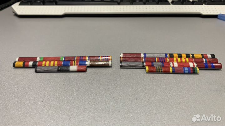 Колодки, знаки ранения, наградные планки