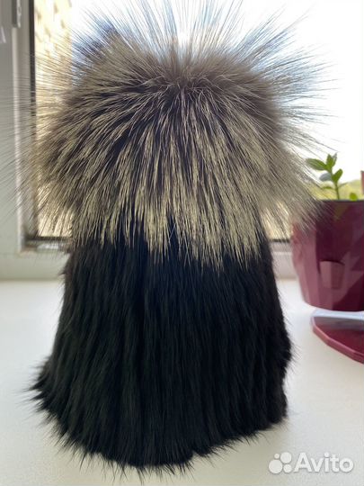 Шапка норковая женская