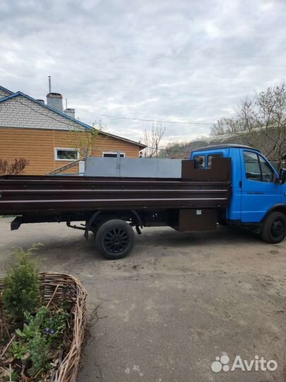 Грузоперевозки открытой бортовой газелью