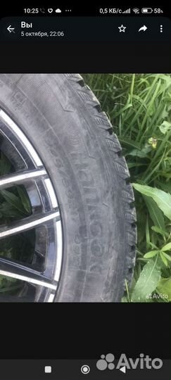 Диски литые с зимней резиной