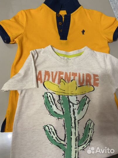Футболки/поло/шорты/рубашки 110-116