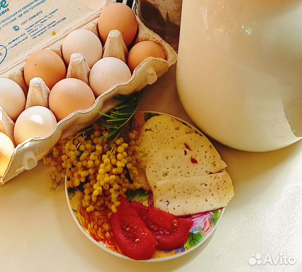 Сыр козий домашний, ряженка, кефир