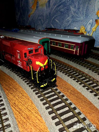 Модель тепловоза тэм 2