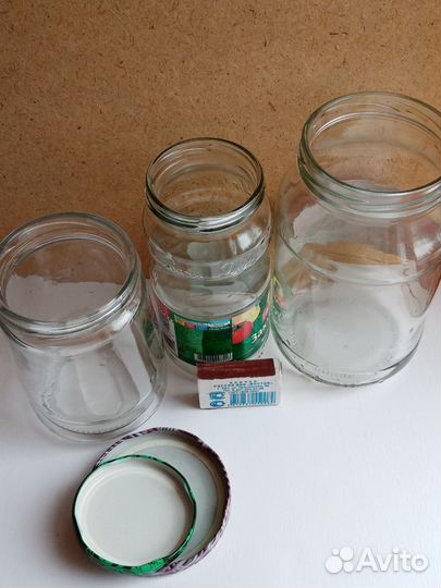 Стеклянные банки 0.5 л, 0.46 л, 0.9 л