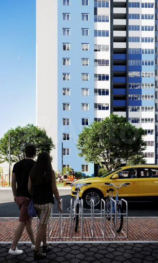 Квартира-студия, 24,7 м², 23/25 эт.