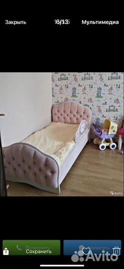 Детская кровать с ортопедическим матрасом