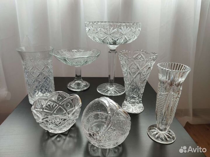 Вазы для фруктов, конфет и цветов СССР