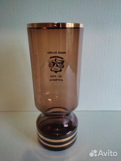 Ваза из цветного стекла Bohemia