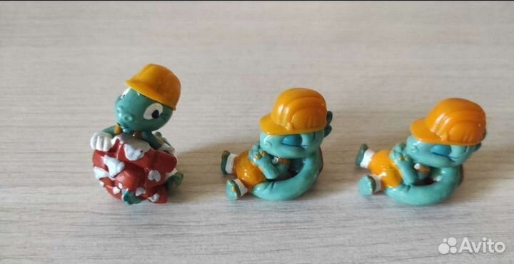 Киндер сюрприз Дино строители