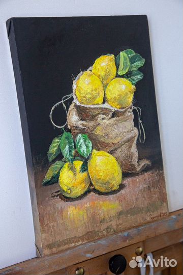 Картина маслом на холсте натюрморт