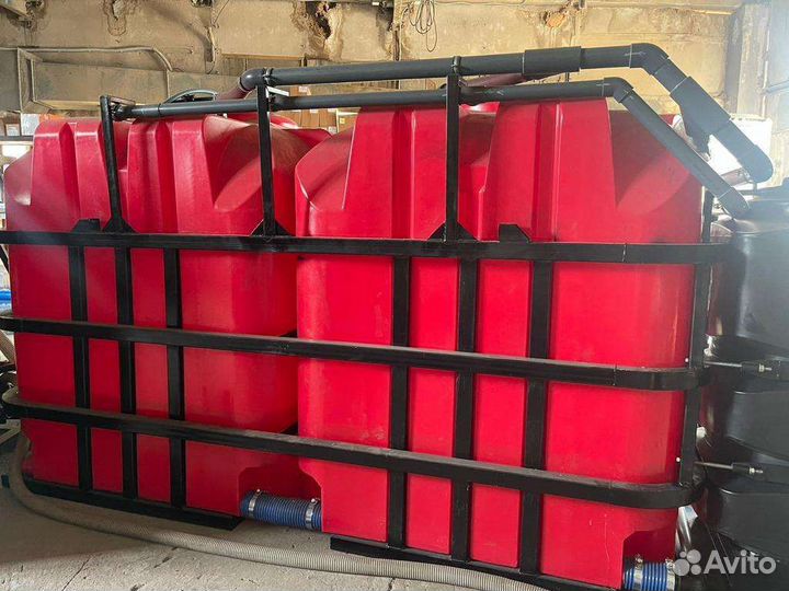 Емкость пластиковая растворный узел кас жку кассет