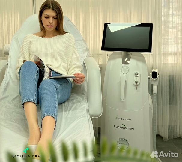 Диодный лазер для эпиляции Лю'Минес эвопро 2400вт