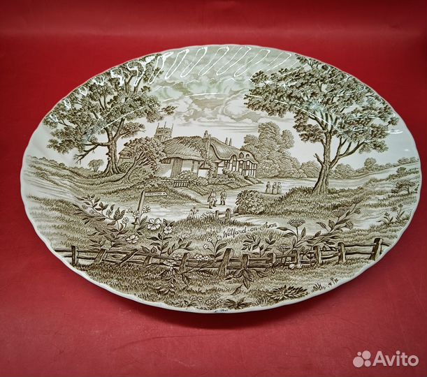 Блюдо овальное винтаж. Германия. Англия