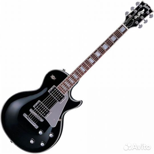 Burny RLC60JS BLK, Электрогитара, форма корпуса Les Paul JohnSykes, корпус махагони, гриф - махагони