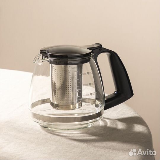 Чайник заварочный 750мл, ситечко из нержавеющей ст