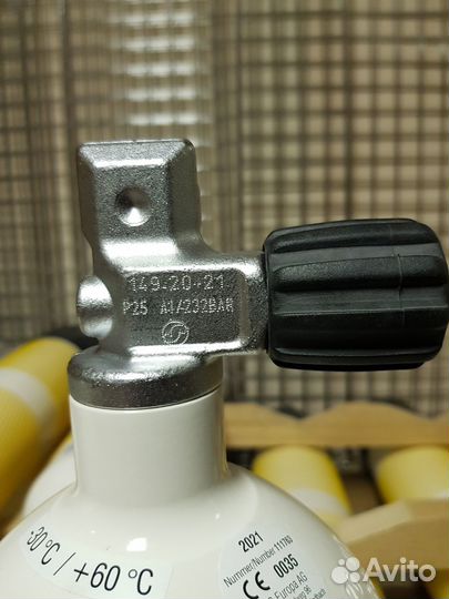 Баллон для дайвинга стальной 7 литров 230 бар