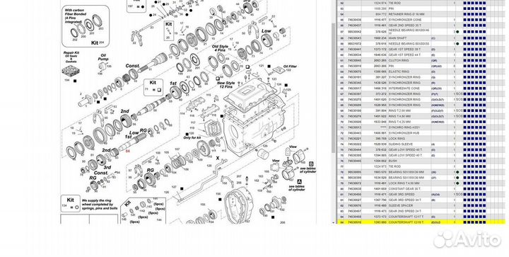 Промежуточный вал кпп